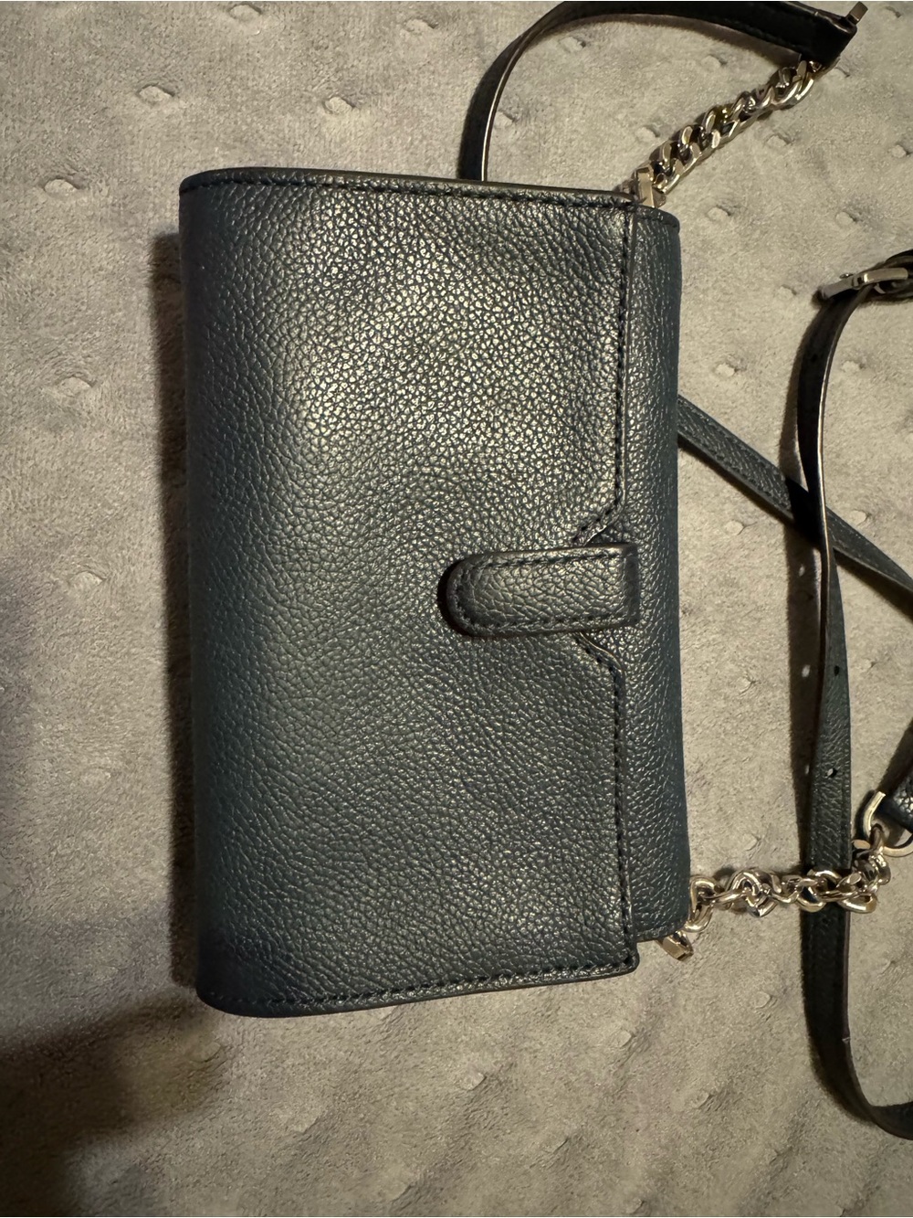 MICHAEL KORS Navy Leather Crossbody - Picture 2 of 11